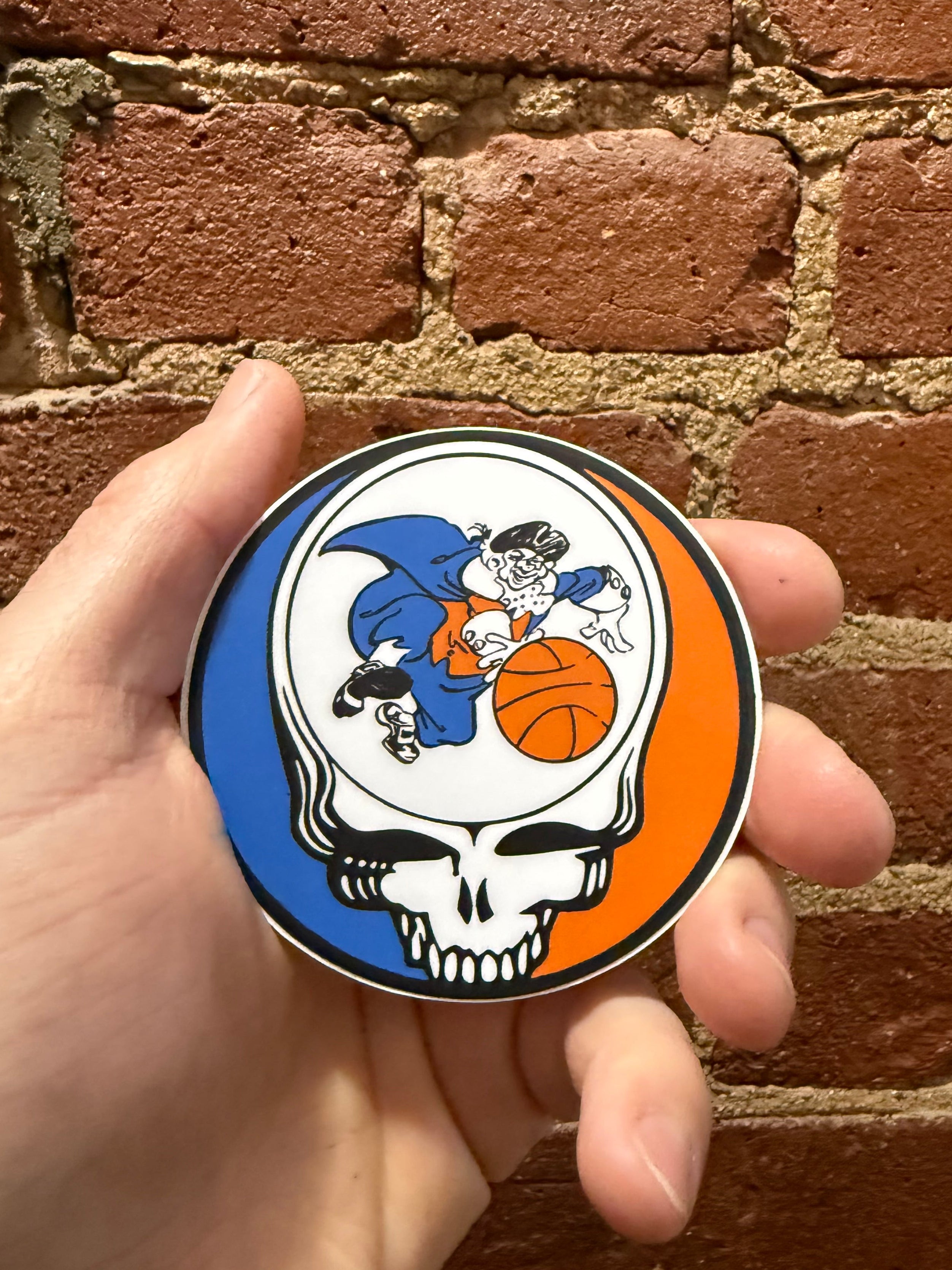 Knicks Throwback Stealie Sticker