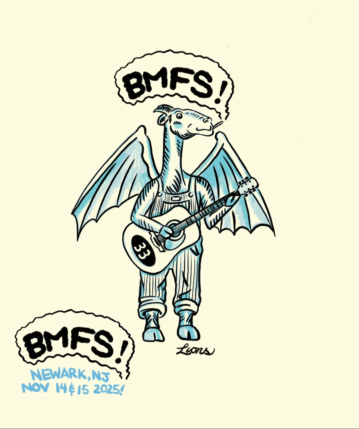 BMFS Jersey Devil Sticker