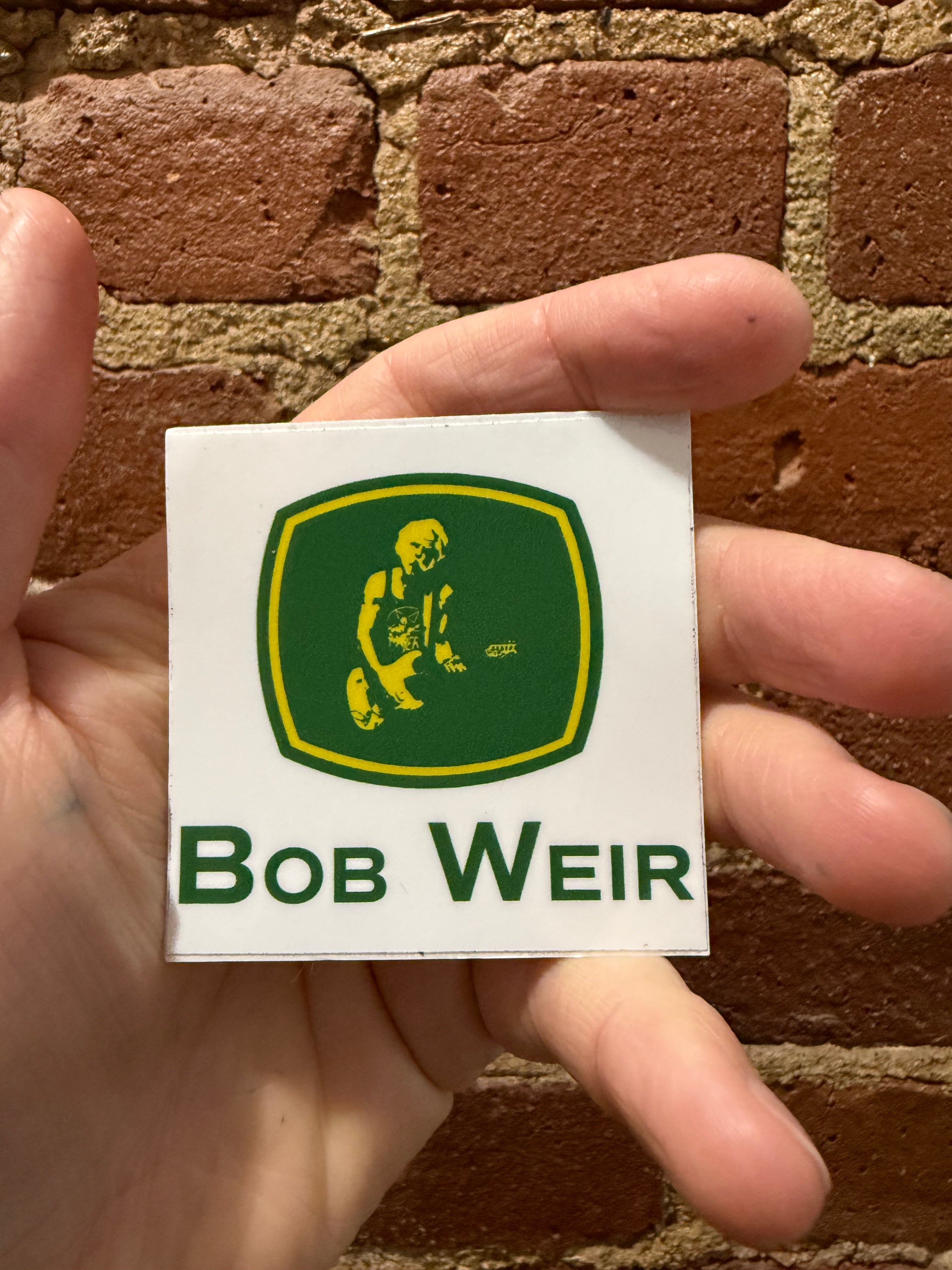 Bob Weir John Deere Sticker