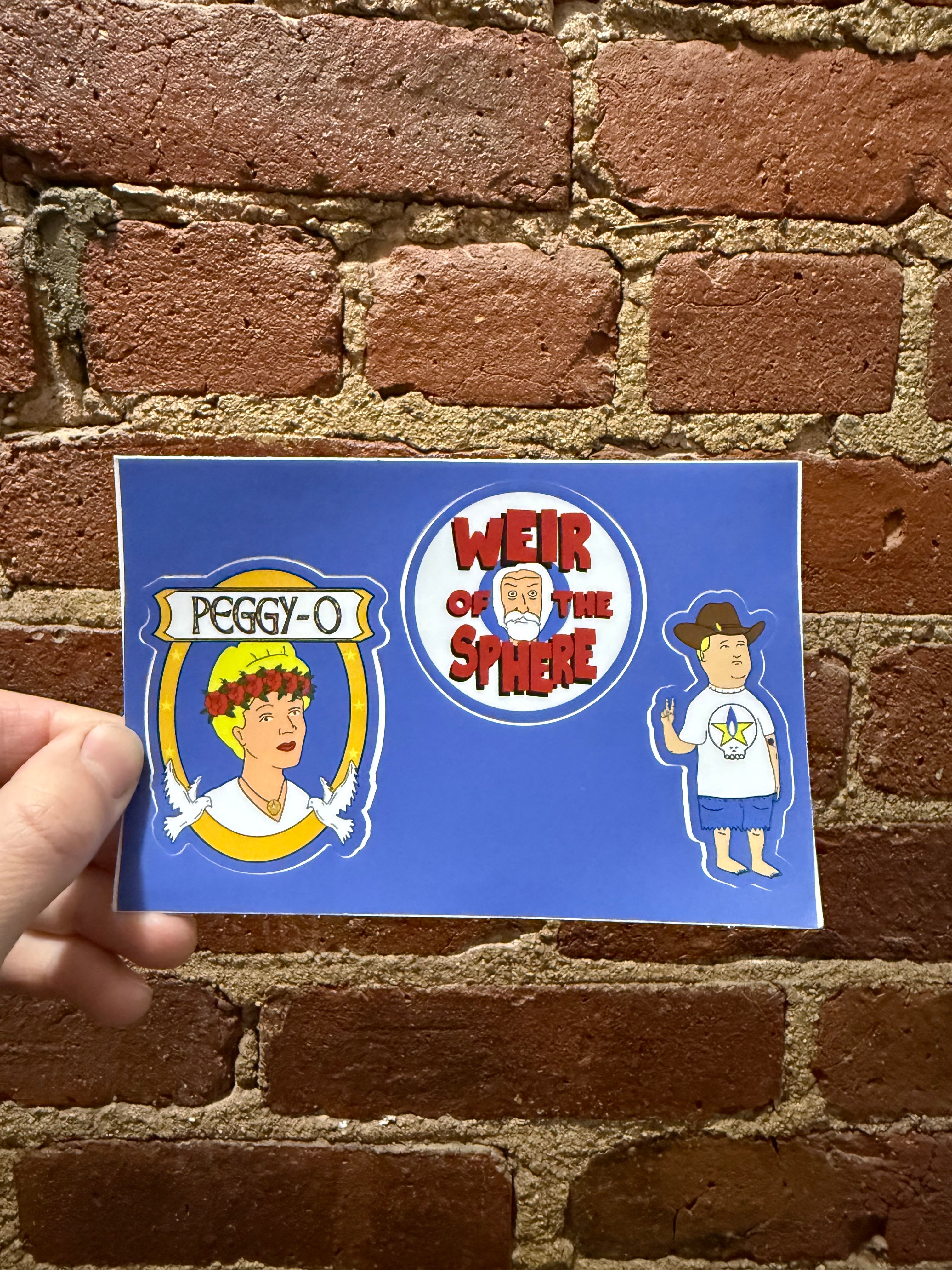 Dead x King of the Hill Sticker Sheet