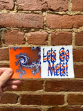 Mets Fractal Bumper Sticker