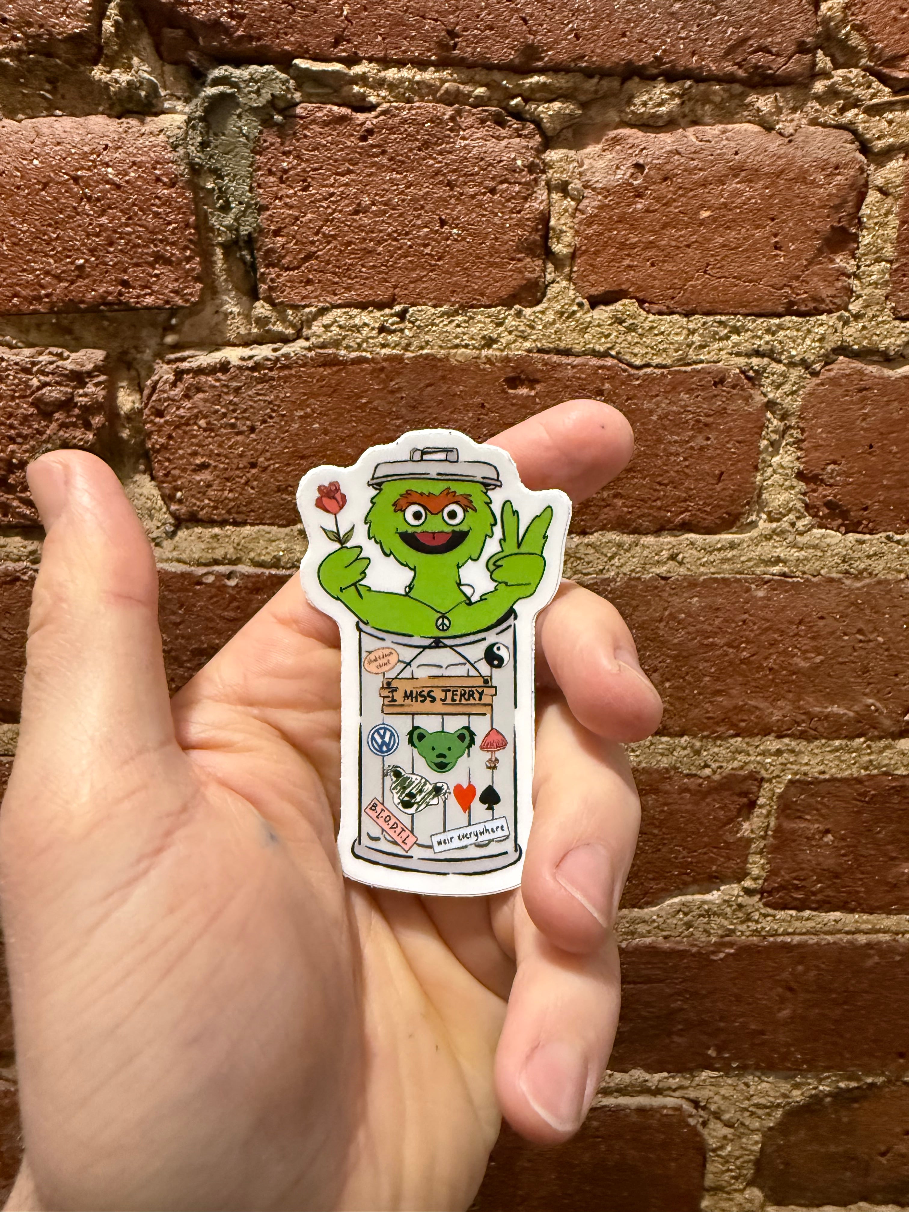 Oscar the Grouch Sticker