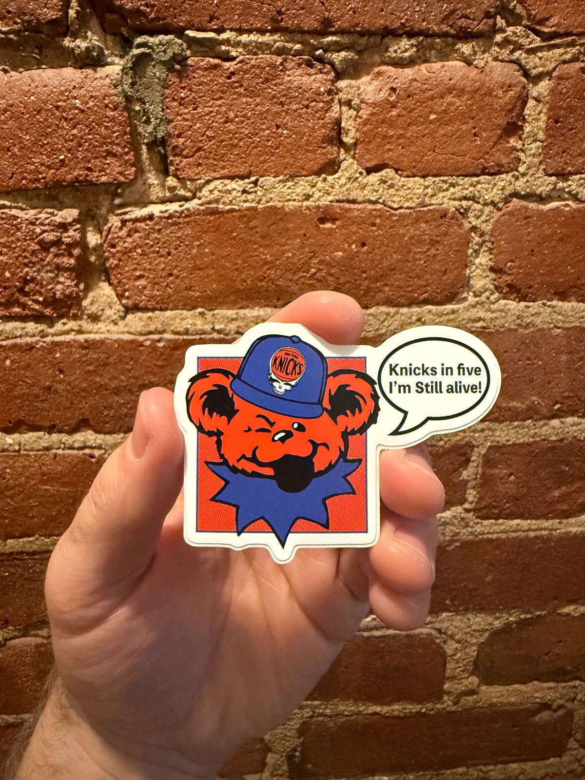 Knicks in Five Sticker