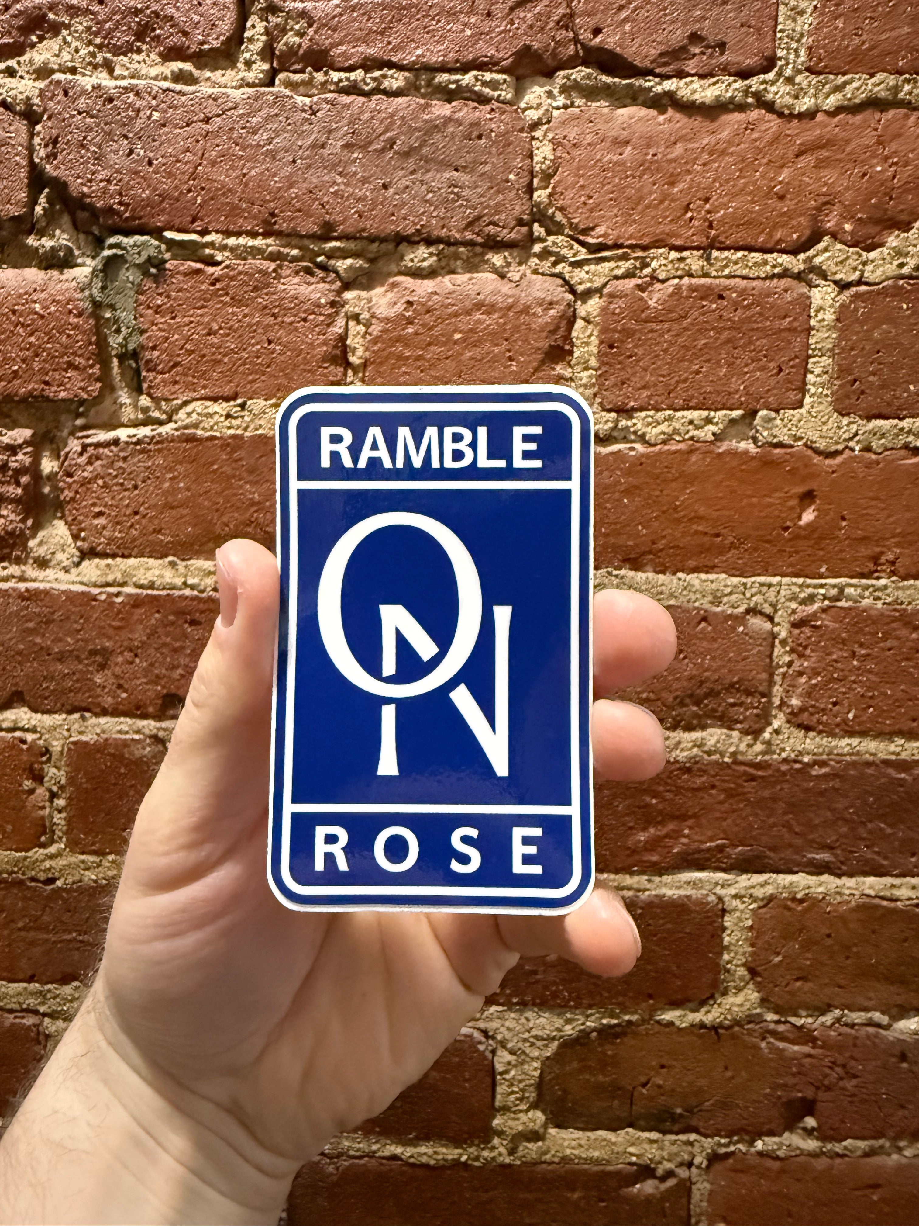 Ramble On Rose Sticker
