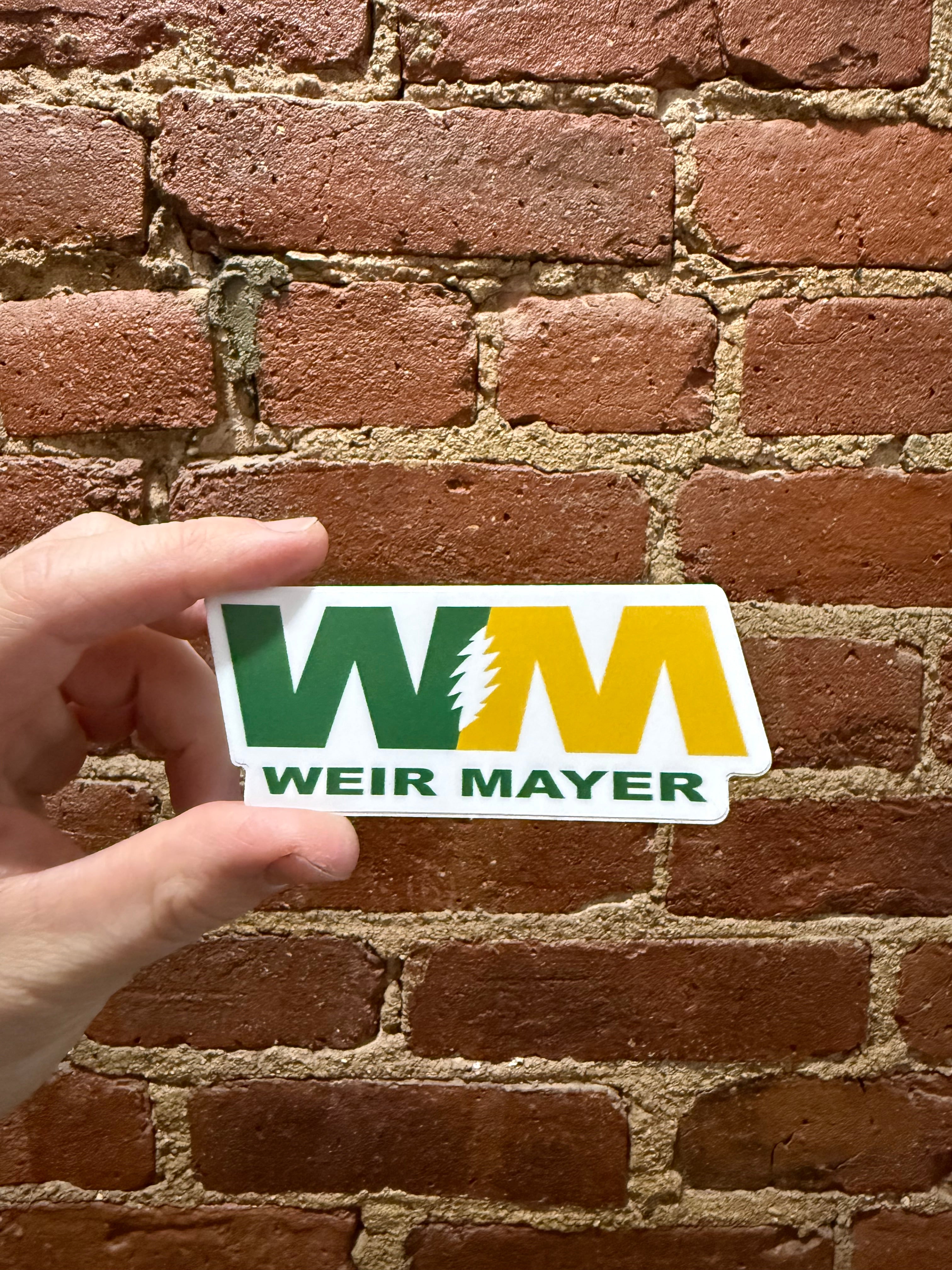 Weir Mayer Sticker
